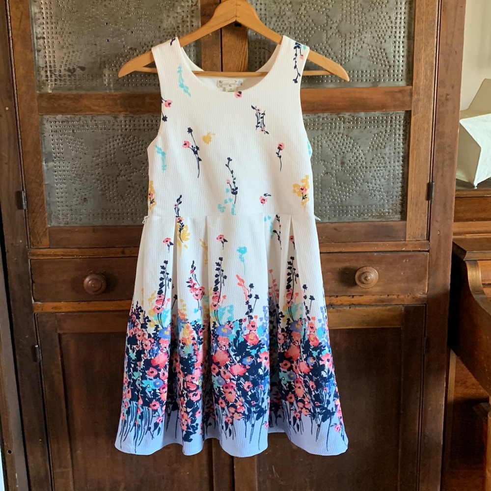 Knit works floral tank dress